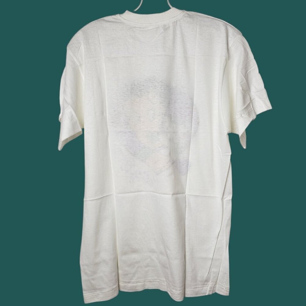 Betty Boop Graphic T-Shirt Cartoon Print Short Sleeve White Large - Picture 4 of 5